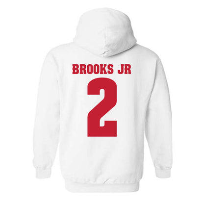 Wisconsin - NCAA Football : Chris Brooks Jr - Classic Shersey Hooded Sweatshirt-1