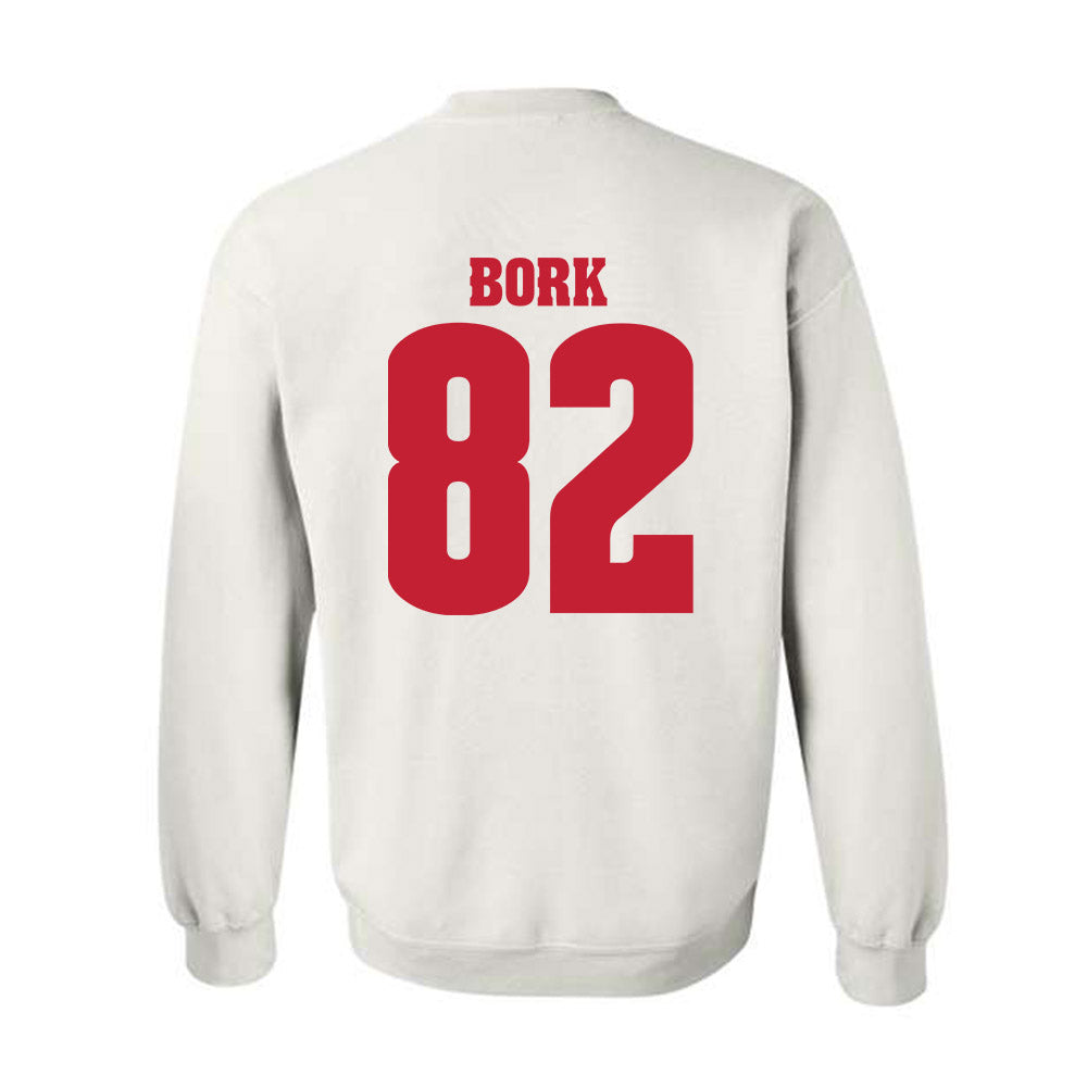 Wisconsin - NCAA Football : Emmett Bork - Classic Shersey Crewneck Sweatshirt-1