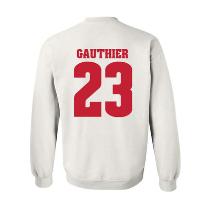 Wisconsin - NCAA Football : Landon Gauthier - Classic Shersey Crewneck Sweatshirt-1
