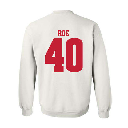Wisconsin - NCAA Football : James Roe - Classic Shersey Crewneck Sweatshirt-1