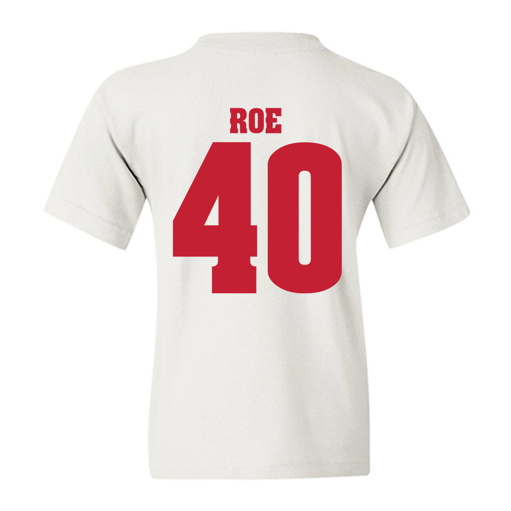 Wisconsin - NCAA Football : James Roe - Classic Shersey Youth T-Shirt-1