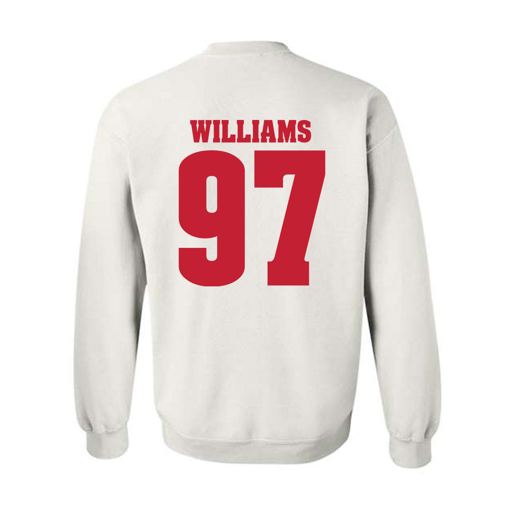 Wisconsin - NCAA Football : jaylen williams - Classic Shersey Crewneck Sweatshirt-1