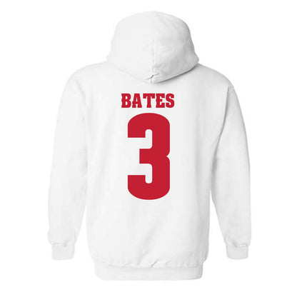 Wisconsin - NCAA Football : Cai Bates - Classic Shersey Hooded Sweatshirt-1