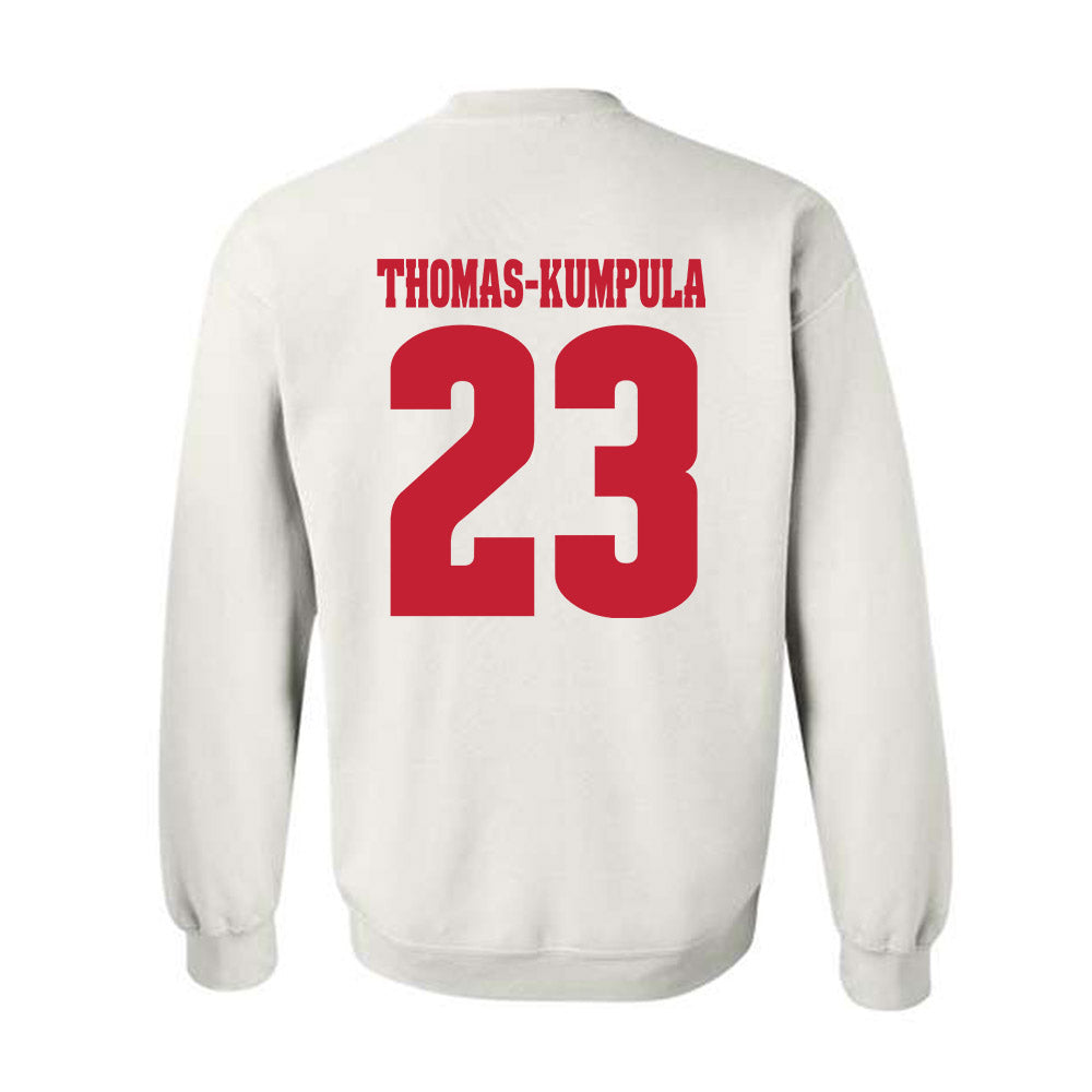 Wisconsin - NCAA Football : Davion Thomas-Kumpula - Classic Shersey Crewneck Sweatshirt-1