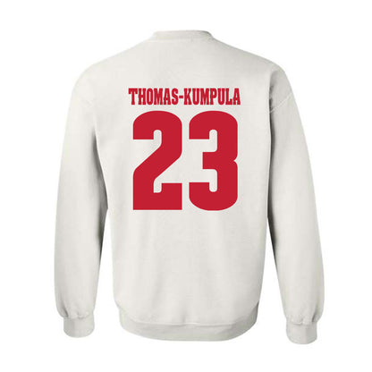 Wisconsin - NCAA Football : Davion Thomas-Kumpula - Classic Shersey Crewneck Sweatshirt-1