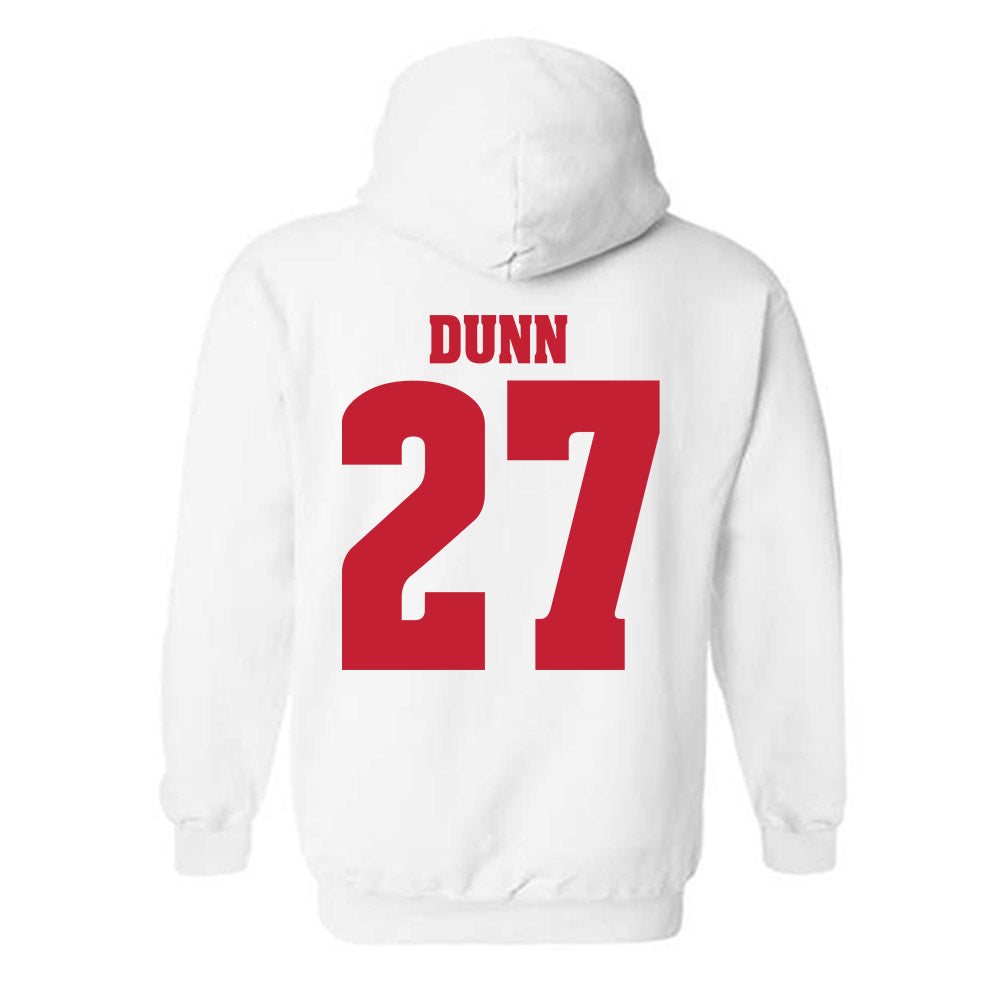 Wisconsin - NCAA Football : Raphael Dunn - Classic Shersey Hooded Sweatshirt-1