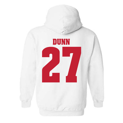 Wisconsin - NCAA Football : Raphael Dunn - Classic Shersey Hooded Sweatshirt-1
