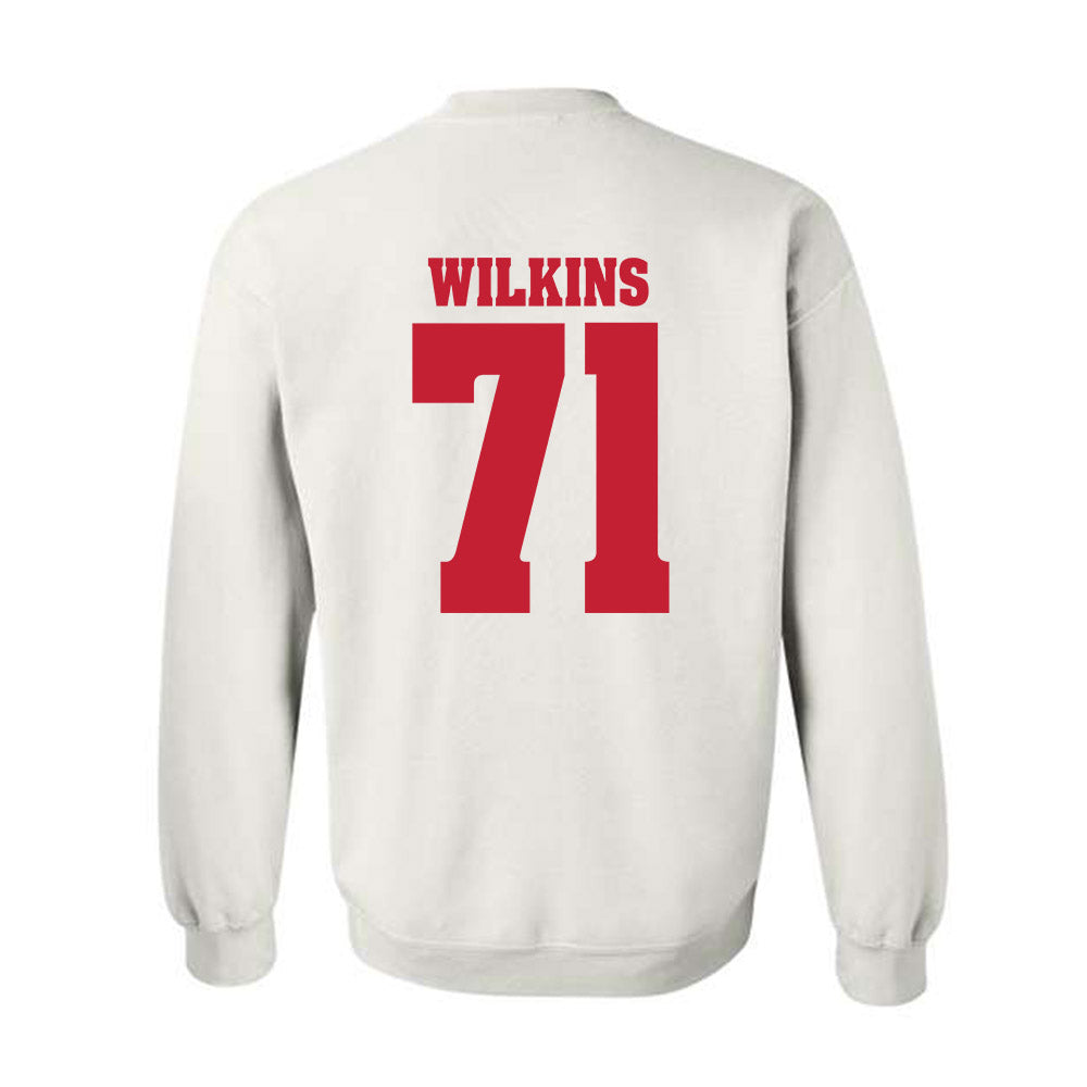 Wisconsin - NCAA Football : Pj Wilkins - Classic Shersey Crewneck Sweatshirt-1