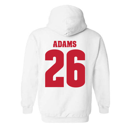 Wisconsin - NCAA Football : Eli Adams - Classic Shersey Hooded Sweatshirt-1