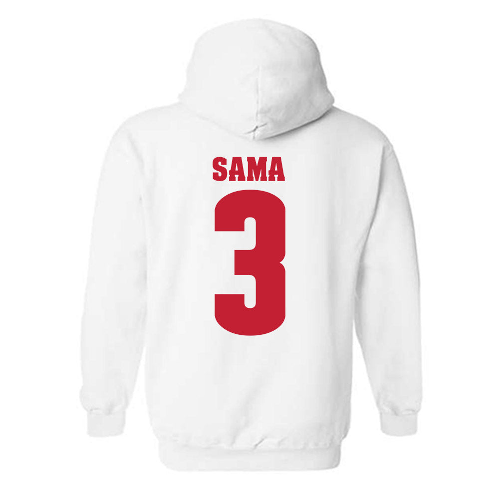 Wisconsin - NCAA Football : Abu Sama - Classic Shersey Hooded Sweatshirt-1