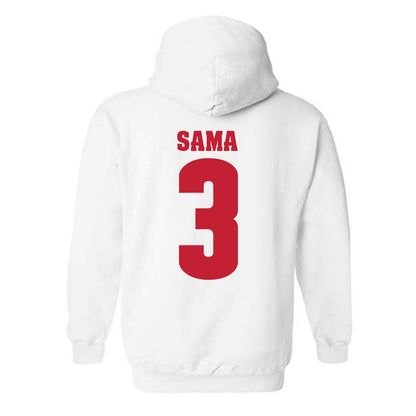 Wisconsin - NCAA Football : Abu Sama - Classic Shersey Hooded Sweatshirt-1