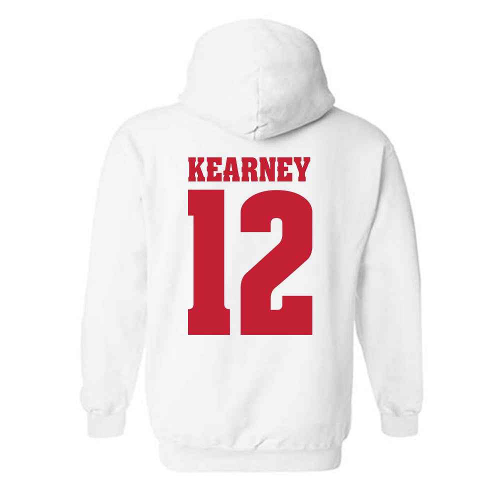 Wisconsin - NCAA Football : Zion Kearney - Classic Shersey Hooded Sweatshirt-1
