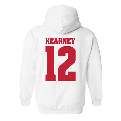 Wisconsin - NCAA Football : Zion Kearney - Classic Shersey Hooded Sweatshirt-1