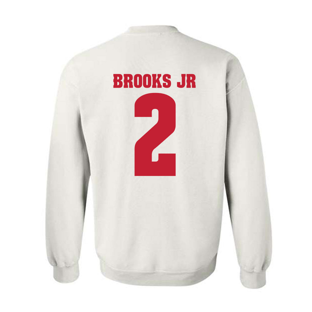 Wisconsin - NCAA Football : Chris Brooks Jr - Classic Shersey Crewneck Sweatshirt-1