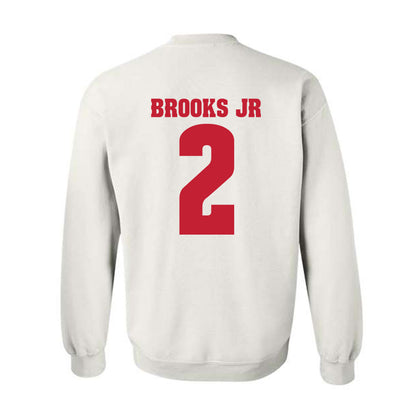 Wisconsin - NCAA Football : Chris Brooks Jr - Classic Shersey Crewneck Sweatshirt-1