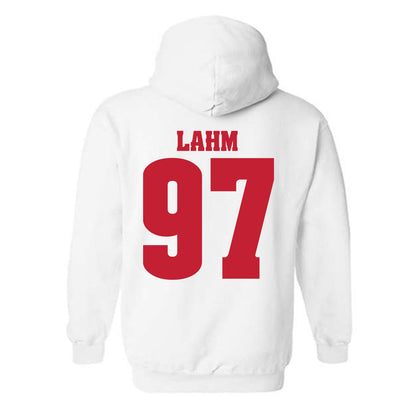 Wisconsin - NCAA Football : Gavin Lahm - Classic Shersey Hooded Sweatshirt-1