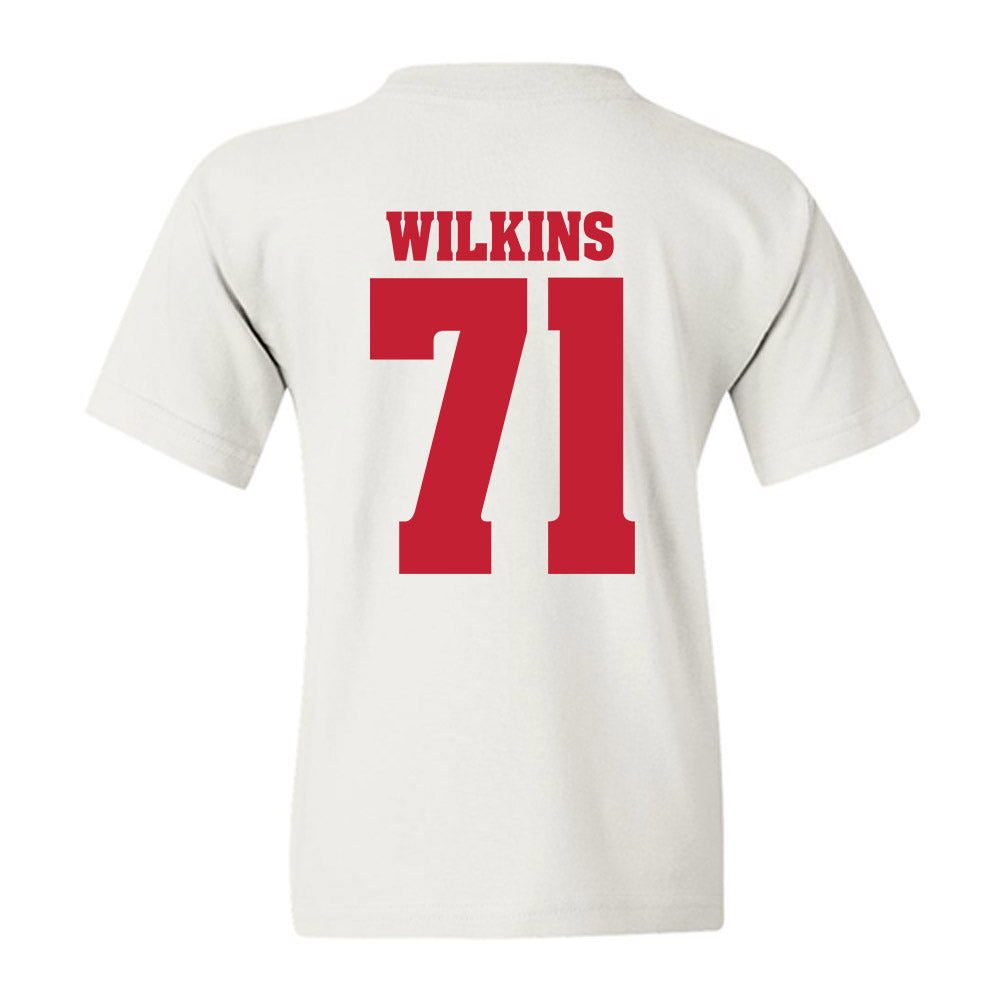 Wisconsin - NCAA Football : Pj Wilkins - Classic Shersey Youth T-Shirt-1
