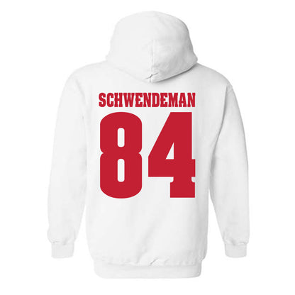 Wisconsin - NCAA Football : Ryan Schwendeman - Classic Shersey Hooded Sweatshirt-1