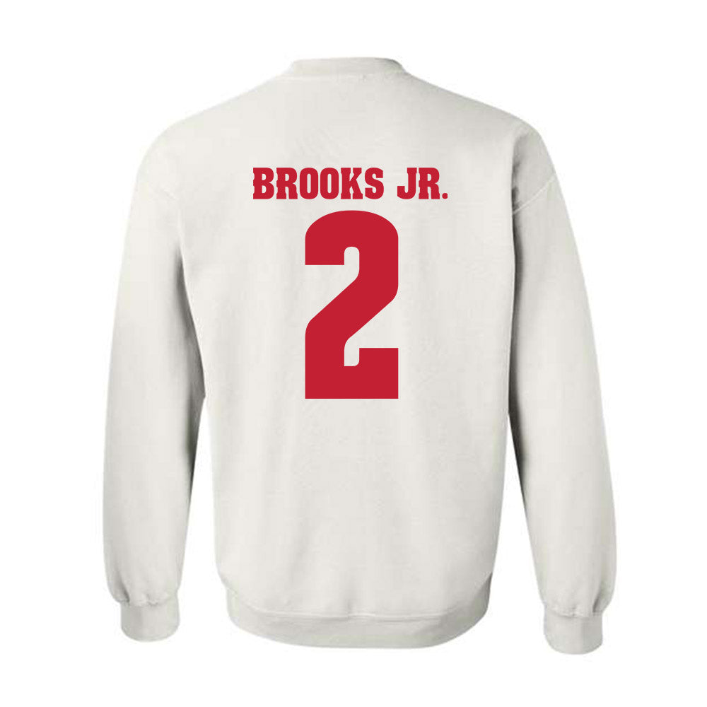 Wisconsin - NCAA Football : Chris Brooks Jr. - Classic Shersey Crewneck Sweatshirt-1