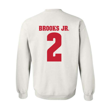 Wisconsin - NCAA Football : Chris Brooks Jr. - Classic Shersey Crewneck Sweatshirt-1