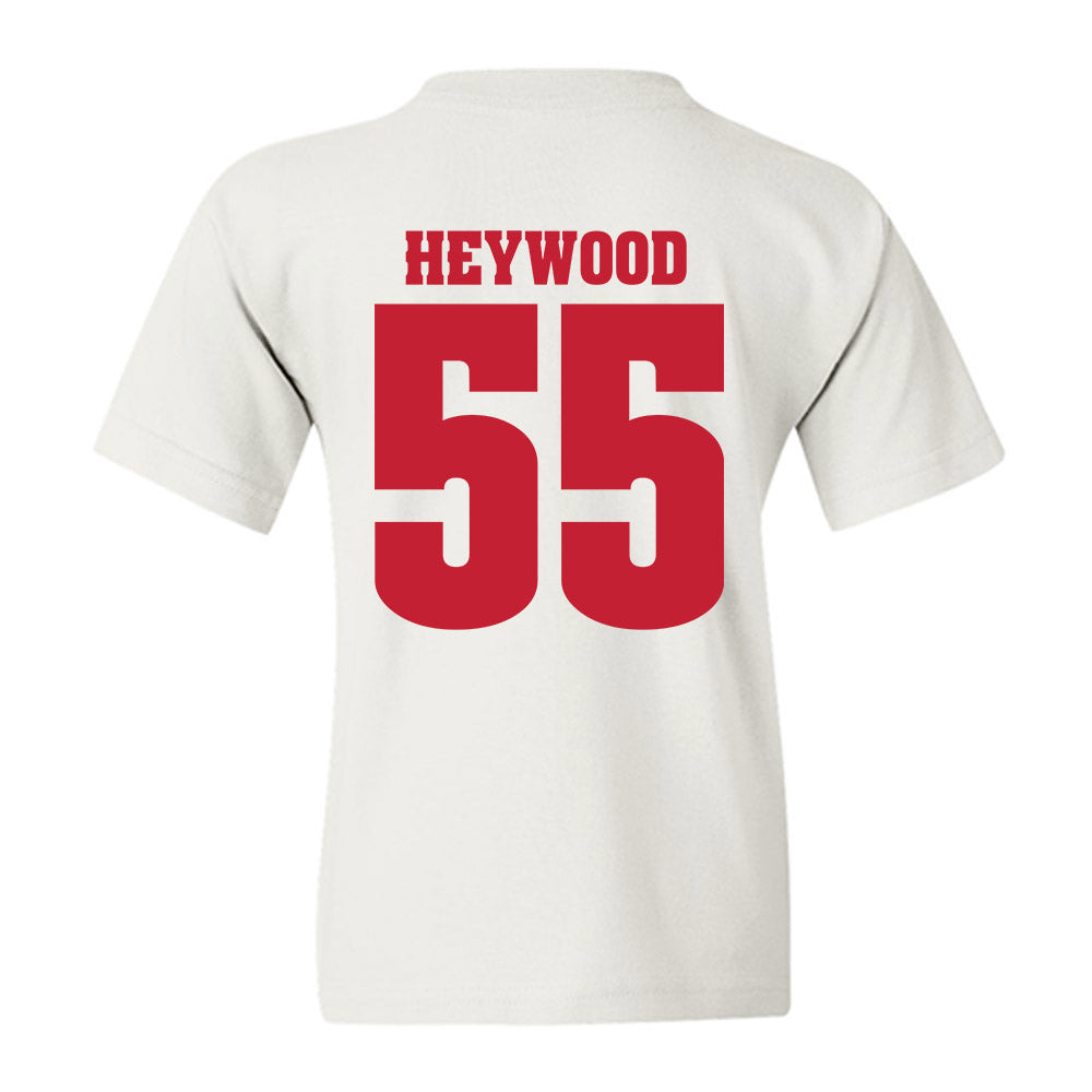 Wisconsin - NCAA Football : Kevin Heywood - Classic Shersey Youth T-Shirt-1