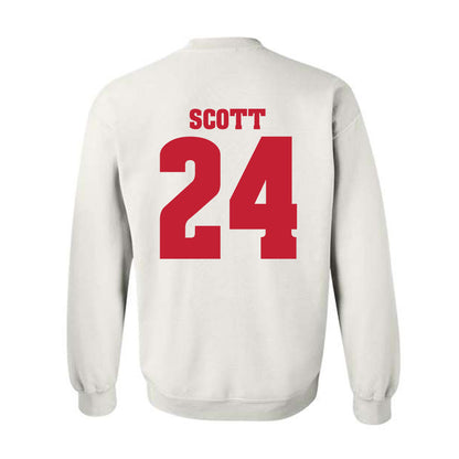 Wisconsin - NCAA Football : Jaimier Scott - Classic Shersey Crewneck Sweatshirt-1