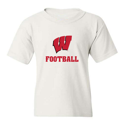 Wisconsin - NCAA Football : Jack Sievers - Classic Shersey Youth T-Shirt-0