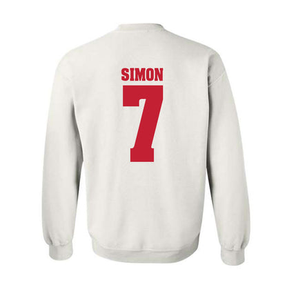 Wisconsin - NCAA Women's Volleyball : Kristen Simon - Classic Shersey Crewneck Sweatshirt-1