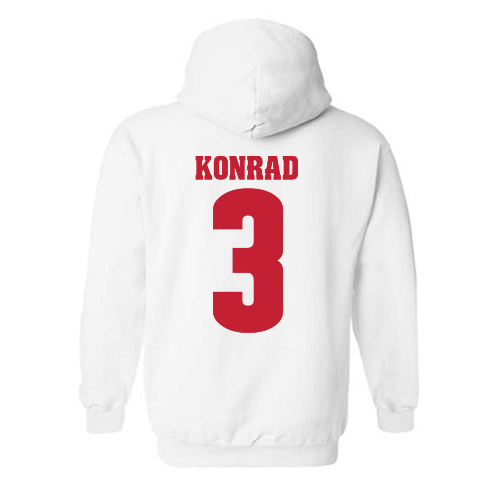 Wisconsin - NCAA Women's Volleyball : Alyssa Konrad - Classic Shersey Hooded Sweatshirt-1