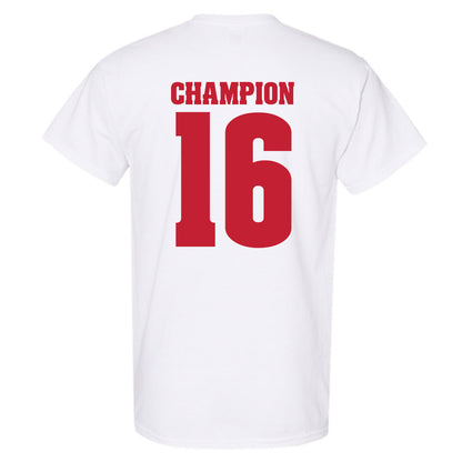 Wisconsin - NCAA Women's Volleyball : Decelise Champion - Classic Shersey T-Shirt-1