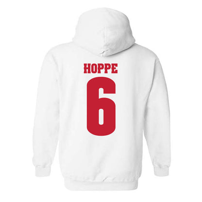 Wisconsin - NCAA Women's Volleyball : Isabelle Hoppe - Classic Shersey Hooded Sweatshirt-1