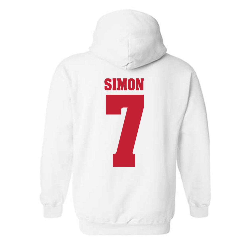 Wisconsin - NCAA Women's Volleyball : Kristen Simon - Classic Shersey Hooded Sweatshirt-1