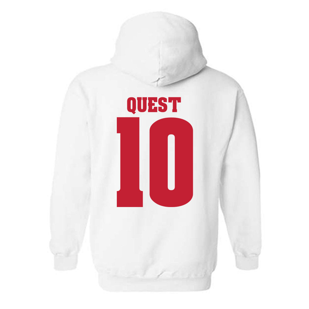Wisconsin - NCAA Women's Volleyball : Madison Quest - Classic Shersey Hooded Sweatshirt-1