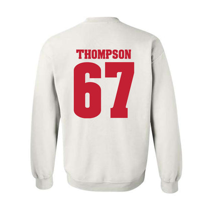 Wisconsin - NCAA Women's Volleyball : Halle Thompson - Classic Shersey Crewneck Sweatshirt-1