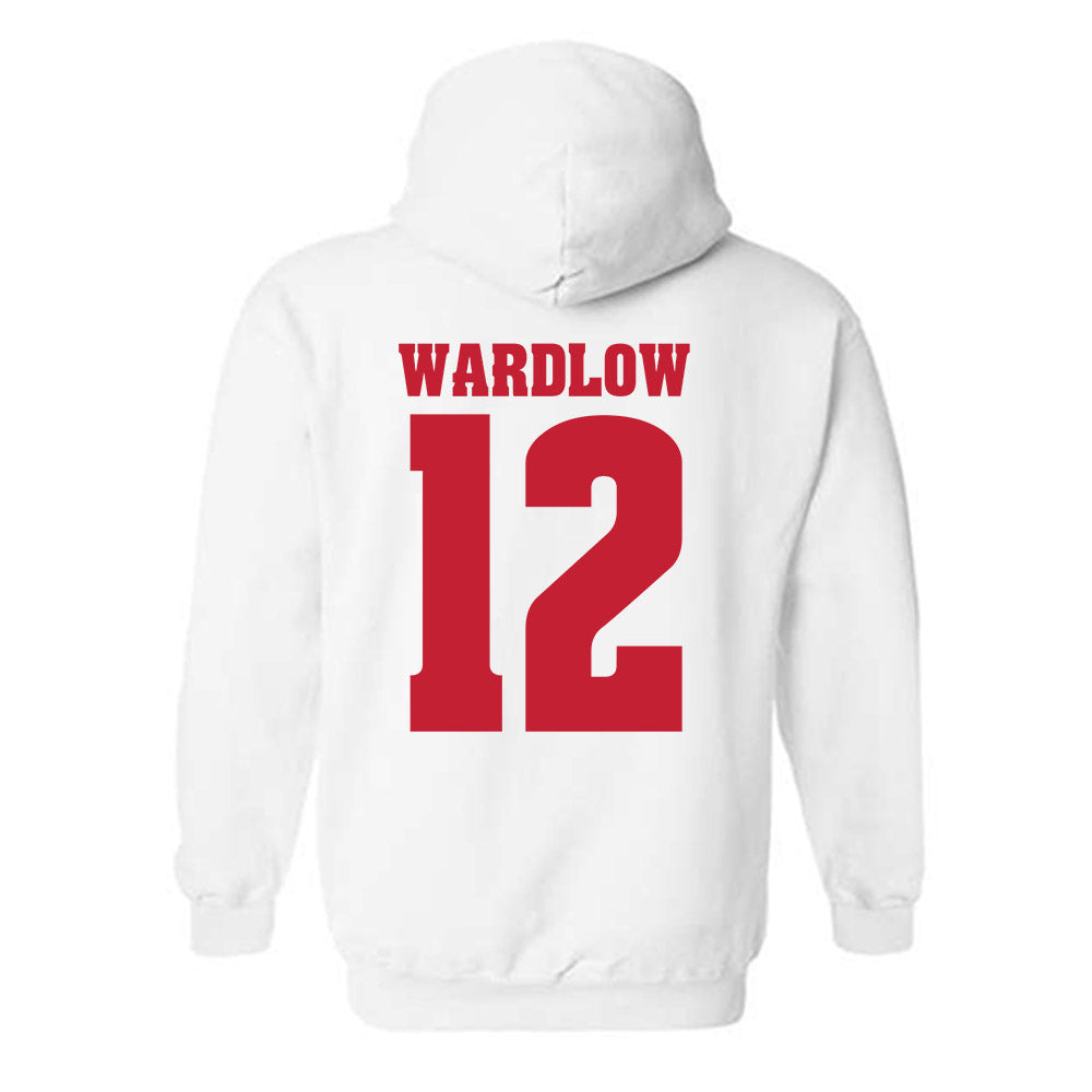 Wisconsin - NCAA Women's Volleyball : Natalie Wardlow - Classic Shersey Hooded Sweatshirt-1