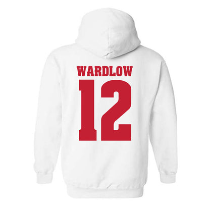 Wisconsin - NCAA Women's Volleyball : Natalie Wardlow - Classic Shersey Hooded Sweatshirt-1