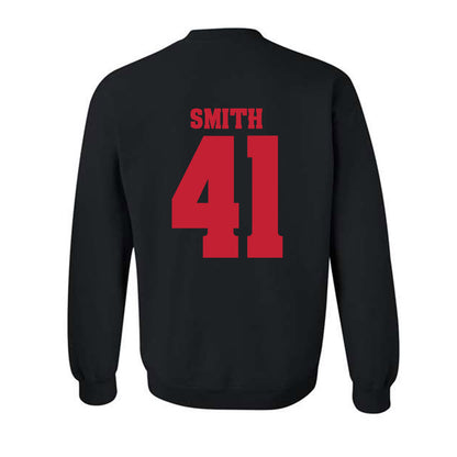 Wisconsin - NCAA Football : McCoy Smith - Classic Shersey Crewneck Sweatshirt-1