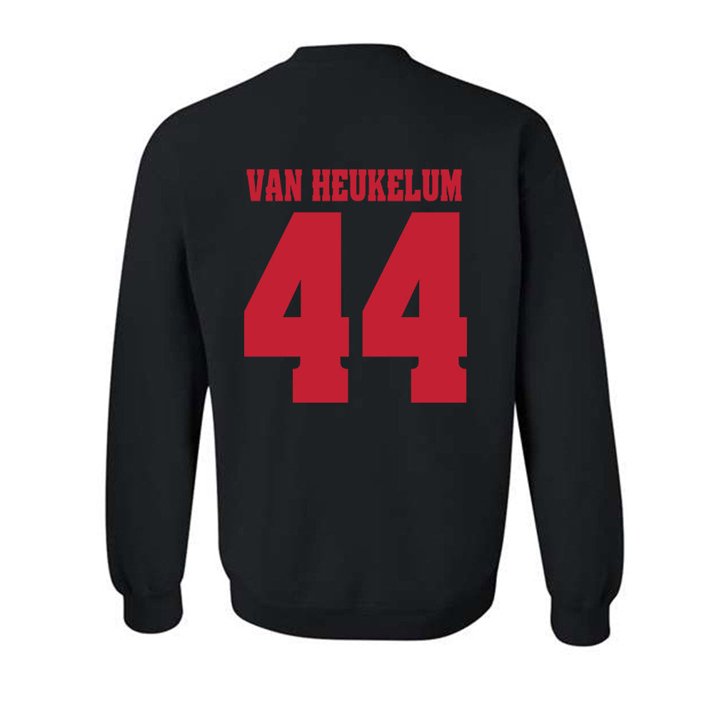 Wisconsin - NCAA Men's Soccer : Luke Van Heukelum - Classic Shersey Crewneck Sweatshirt-1