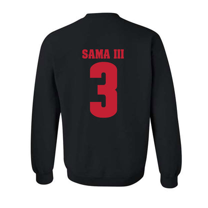 Wisconsin - NCAA Football : Abu Sama III - Classic Shersey Crewneck Sweatshirt-1