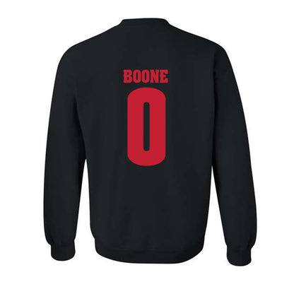 Wisconsin - NCAA Football : Justus Boone - Classic Shersey Crewneck Sweatshirt-1