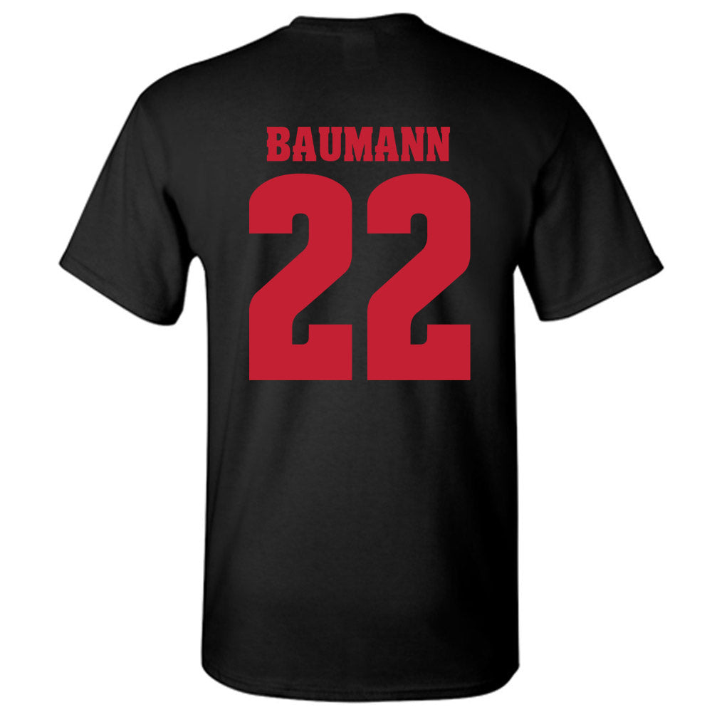Wisconsin - NCAA Women's Soccer : Jenna Baumann - Classic Shersey T-Shirt-1