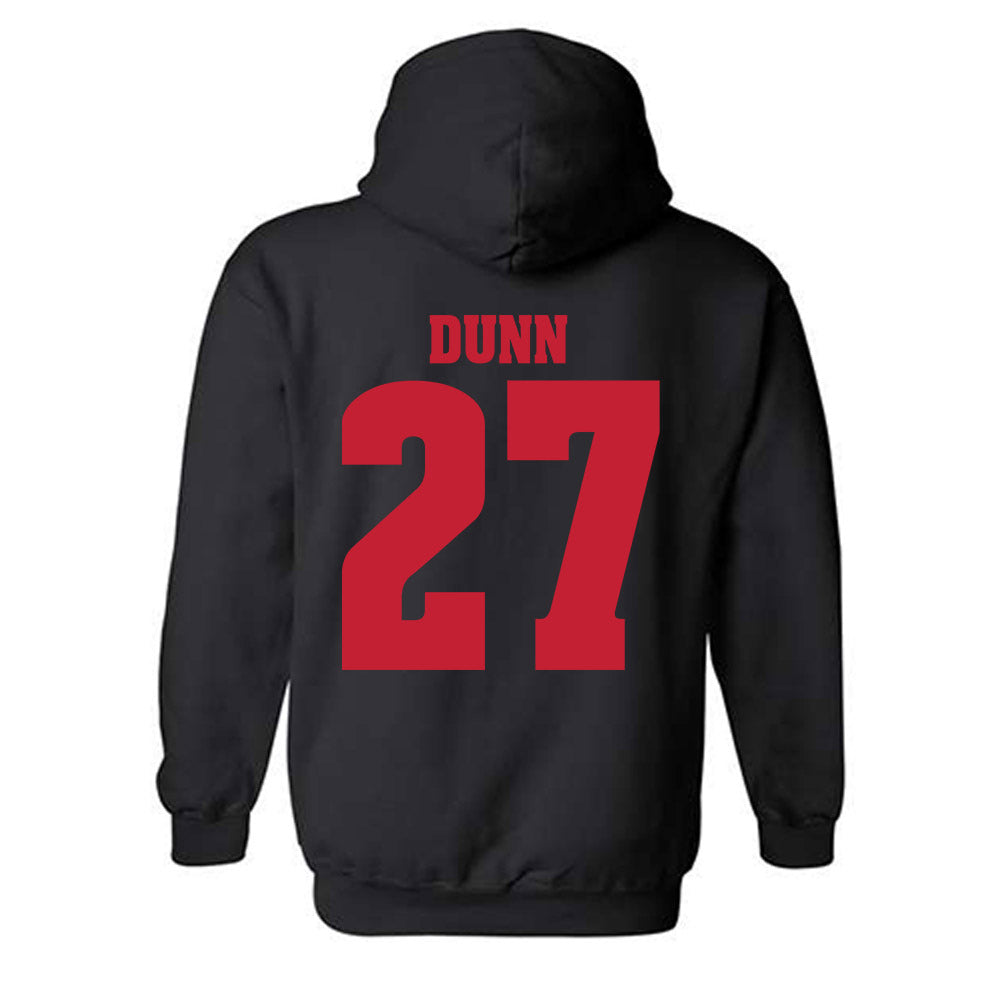Wisconsin - NCAA Football : Raphael Dunn - Classic Shersey Hooded Sweatshirt-1