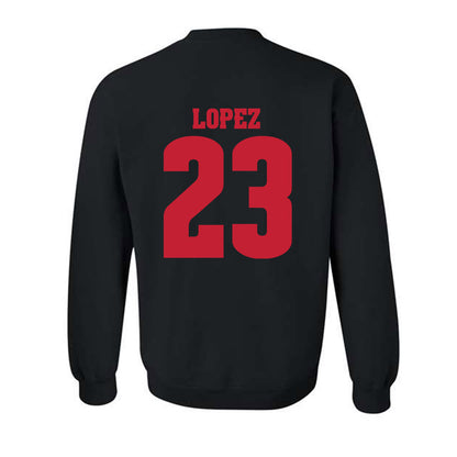 Wisconsin - NCAA Women's Volleyball : Grace Lopez - Classic Shersey Crewneck Sweatshirt-1