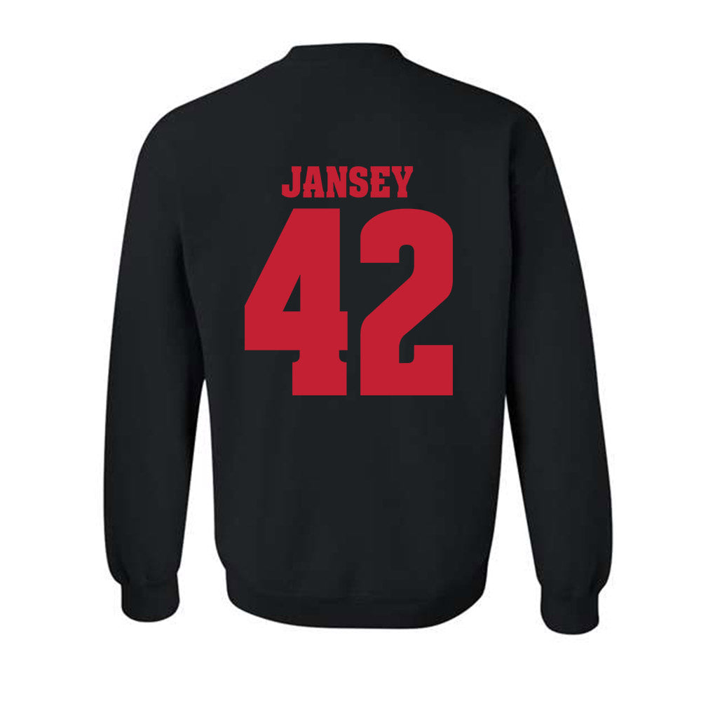 Wisconsin - NCAA Football : Tyler Jansey - Classic Shersey Crewneck Sweatshirt-1