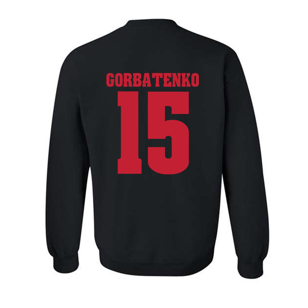 Wisconsin - NCAA Women's Ice Hockey : Nicole Gorbatenko - Classic Shersey Crewneck Sweatshirt-1