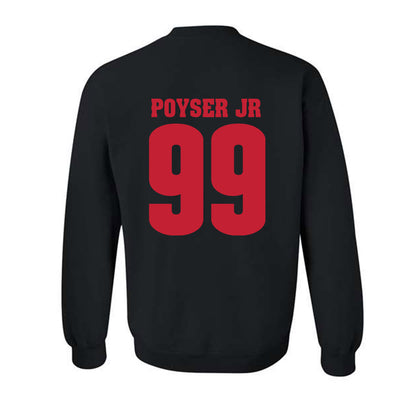 Wisconsin - NCAA Football : Jermaine Poyser Jr - Classic Shersey Crewneck Sweatshirt-1