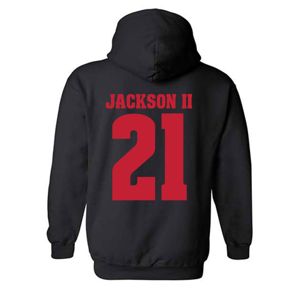 Wisconsin - NCAA Football : Bryan Jackson II - Classic Shersey Hooded Sweatshirt-1