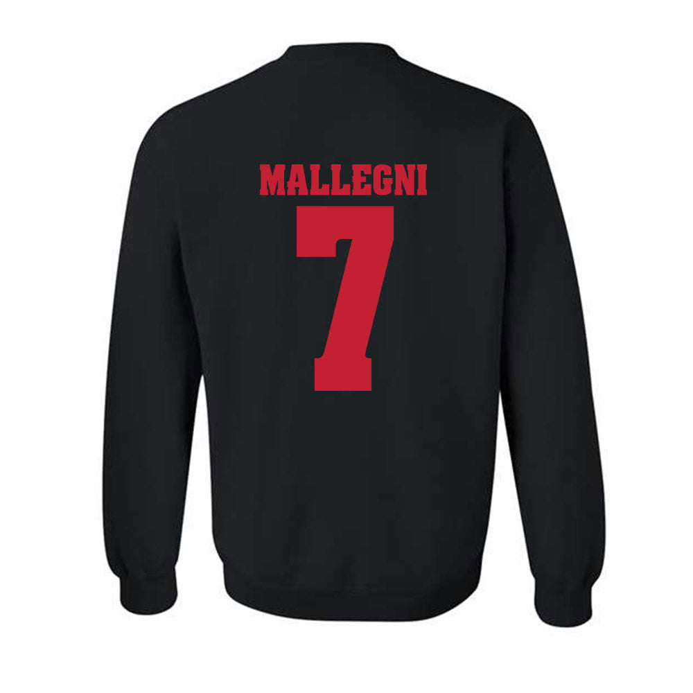 Wisconsin - NCAA Women's Basketball : Teagan Mallegni - Classic Shersey Crewneck Sweatshirt-1