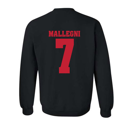 Wisconsin - NCAA Women's Basketball : Teagan Mallegni - Classic Shersey Crewneck Sweatshirt-1