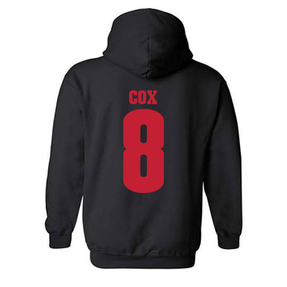 Wisconsin - NCAA Women's Soccer : Delaney Cox - Classic Shersey Hooded Sweatshirt-1